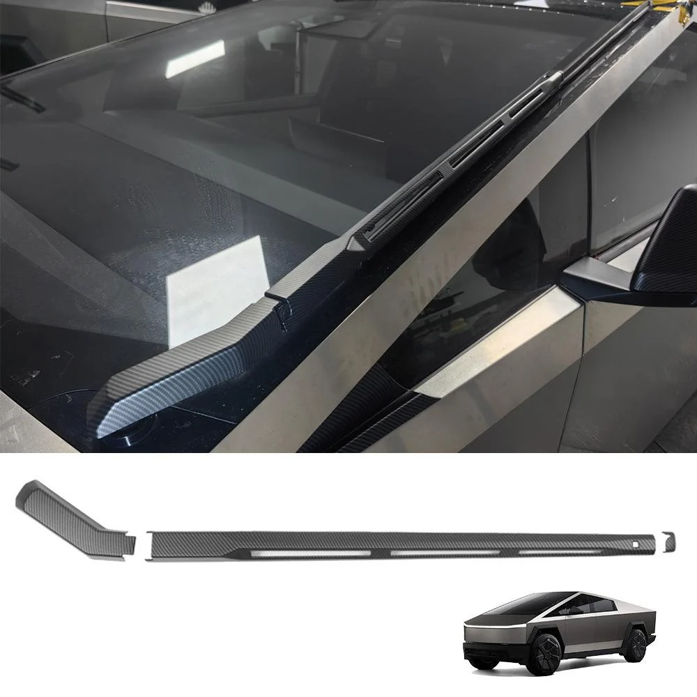 Ablaktörlő burkolatok (szénszálas mintázatú ABS) Tesla Cybertruck