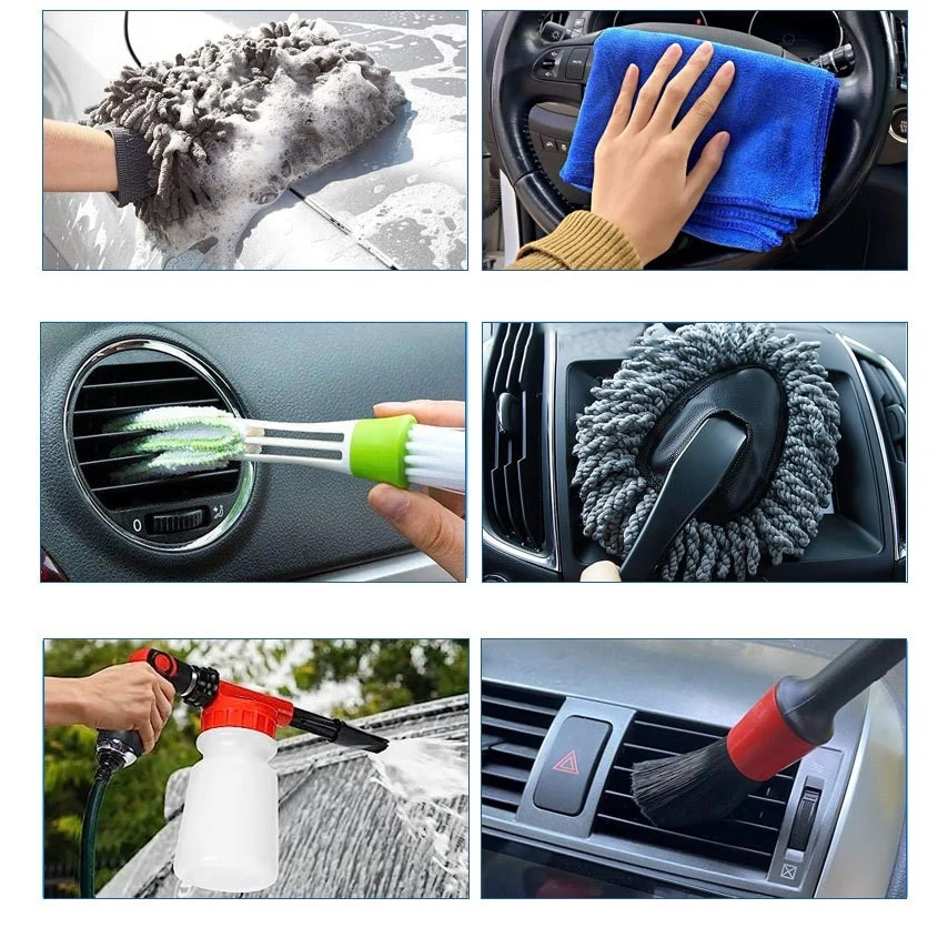 30 darabos autótisztító kellékkészlet | AutoClean