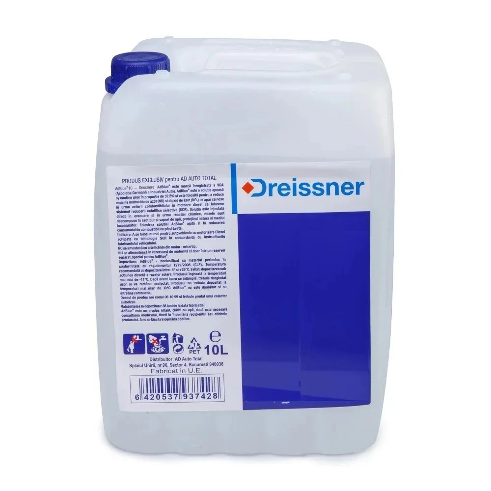 Részecskeszűrő adalék Dreissner AdBlue, 10L