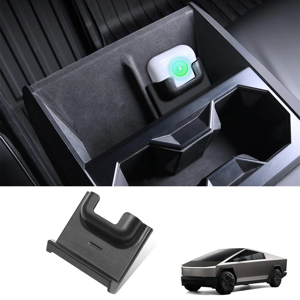 AirPods Pro vezeték nélküli töltő személyre szabott tartó Cybertruckhoz Teslaunch