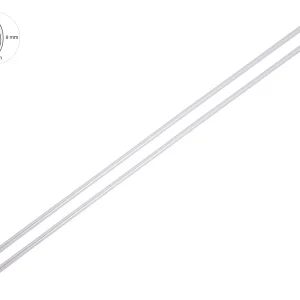 Ajtóperem ütközők, 65 cm, króm, 2 db