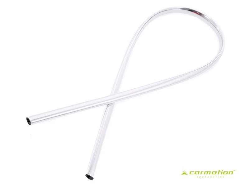 Ajtóperem ütközők, 65 cm, króm, 2 db
