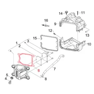 PIAGGIO Ventilfedéltömítés