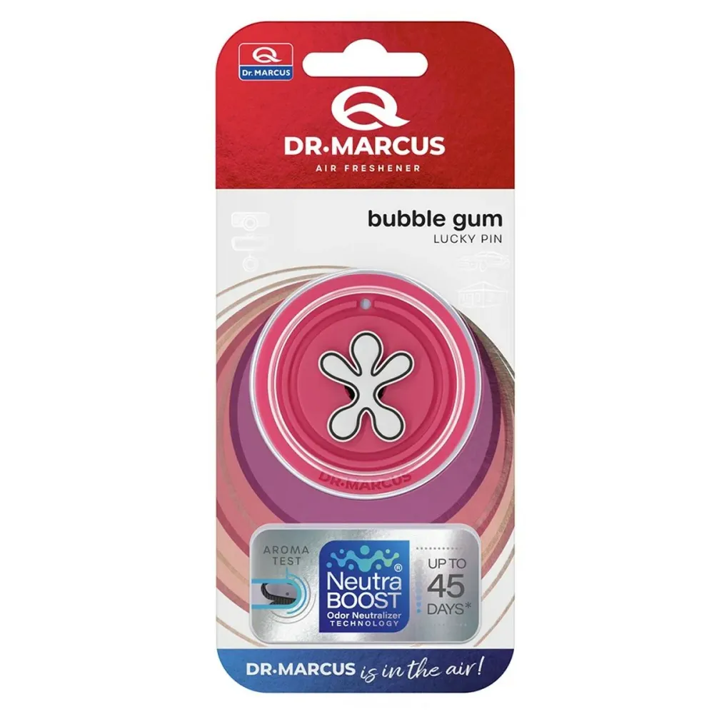 Autóillatosító Dr. Marcus Lucky Pin Rágógumi Műanyag Illattal