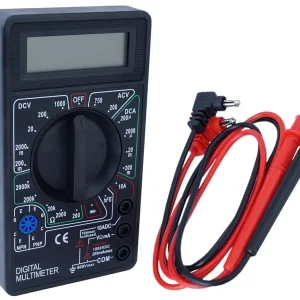 Digitális multiméter LCD kijelzővel, kicsi