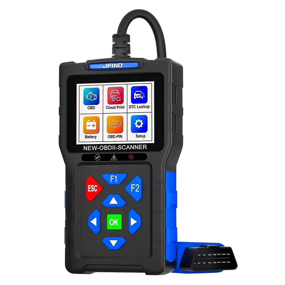 JFIND JF700 OBD2 autódiagnosztikai műszer – hibakód olvasó és törlő