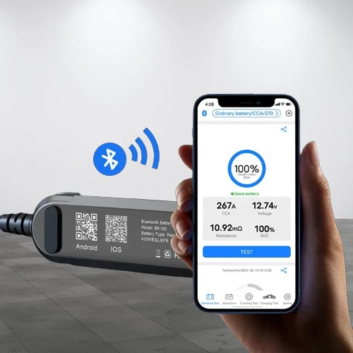 KONNWEI BK200 Bluetooth akkumulátor teszter