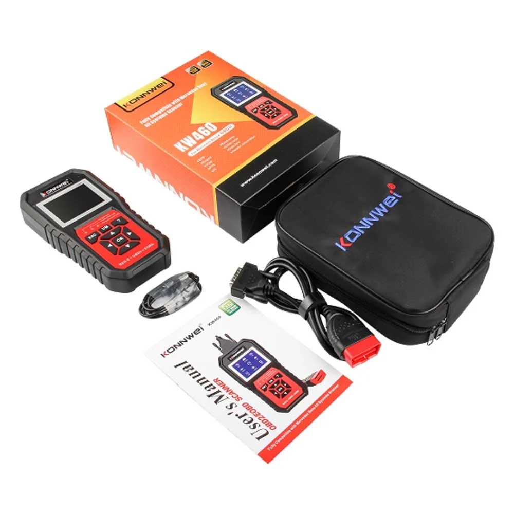 Konnwei KW460 Mercedes OBDII autódiagnosztikai szkenner