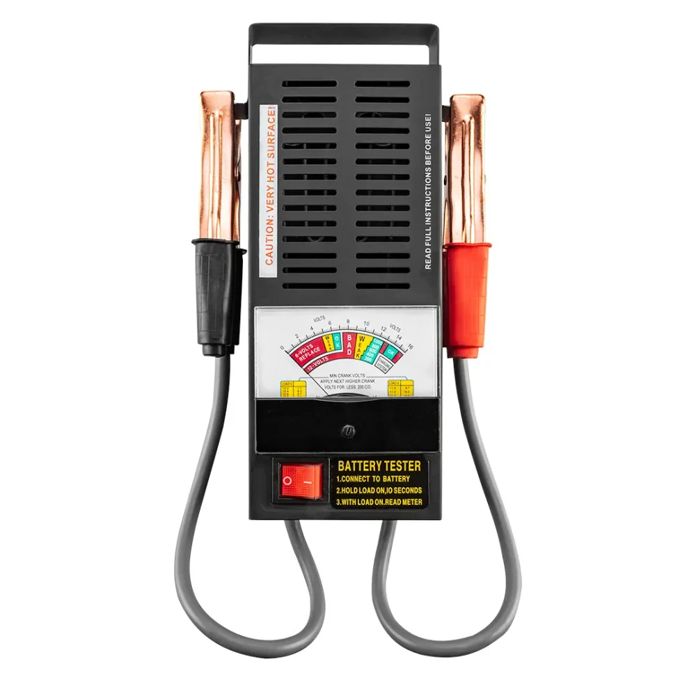 Akkumulátor teszter 100A, 6/12V-analóg