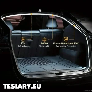 Tesla modell 3/y hátsó csomagtartó LED környezeti fényes fehér LED -es fény