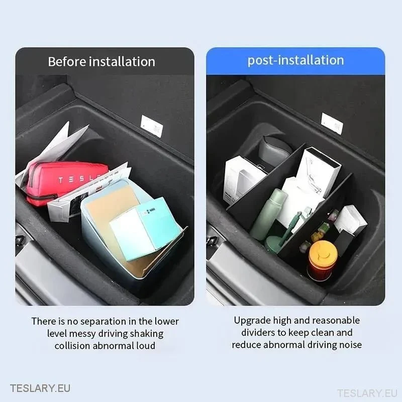 Tesla modell Y csomagtartó szervező (elválasztók)