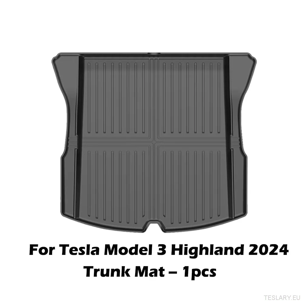 Tesla Model 3+ Highland TPE hátsó csomagtartó szőnyeg