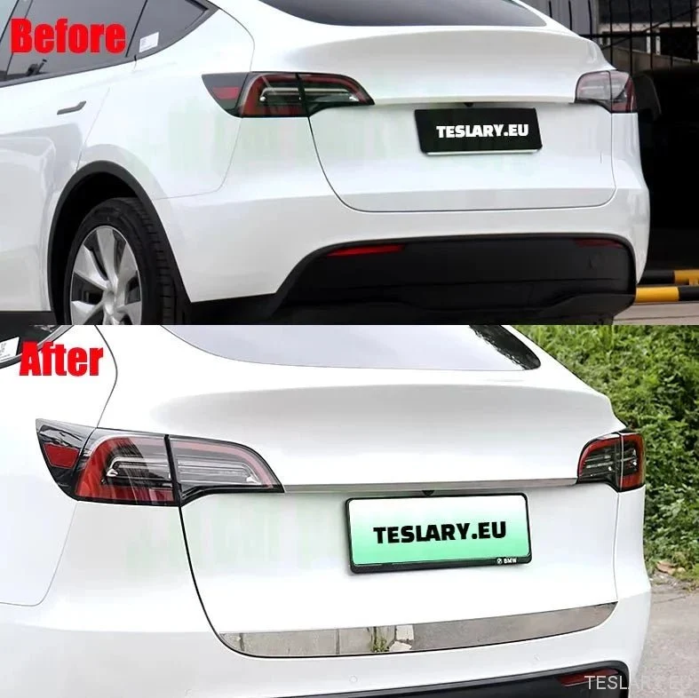 Tesla modell y csomagtartó króm védőcsíkok