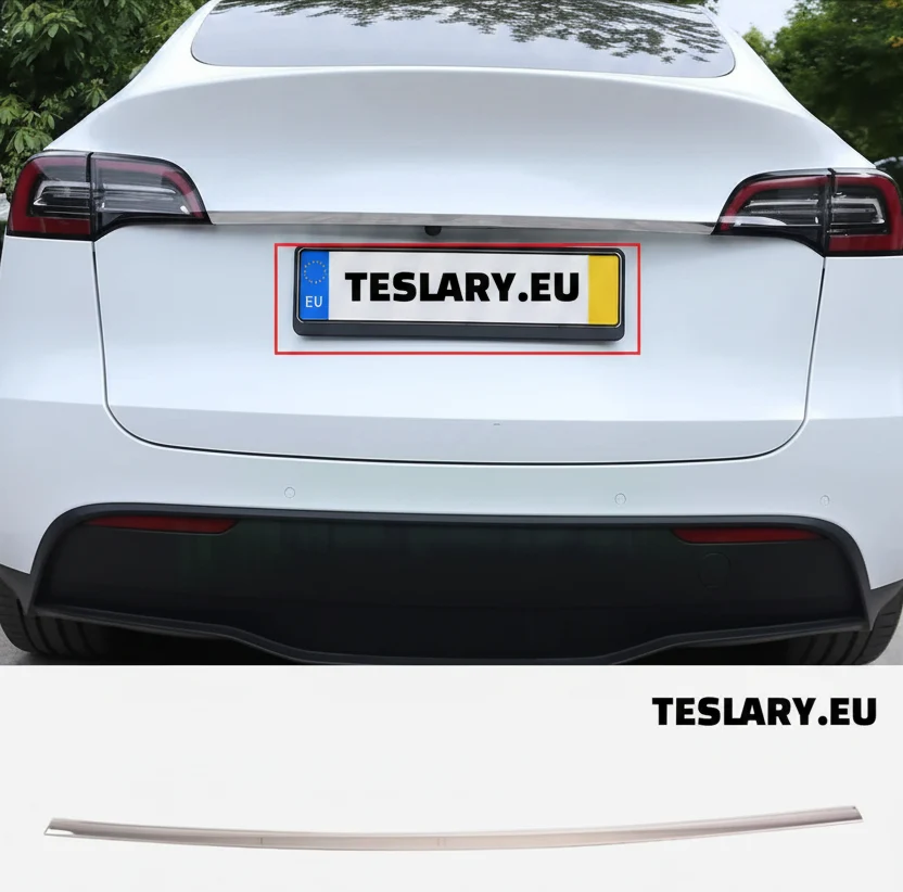Tesla modell y csomagtartó króm védőcsíkok