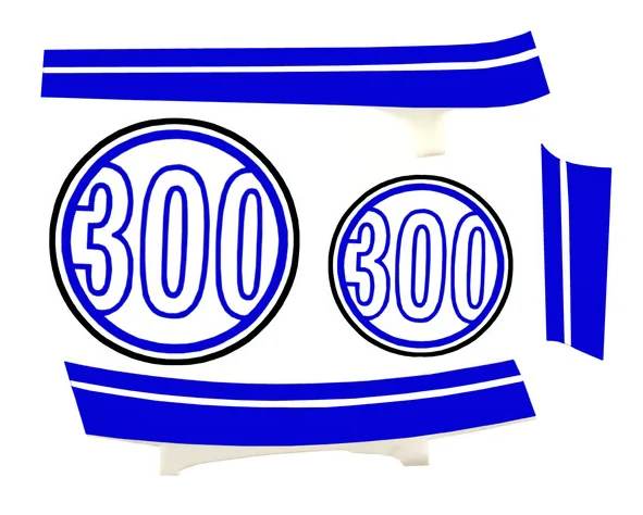 PIAGGIO Matrica-dekorszett "300" motívummal