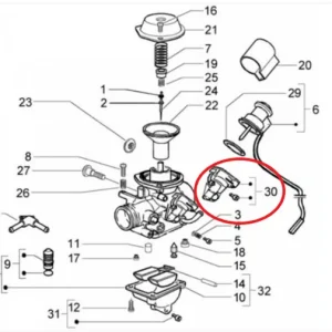 PIAGGIO illesztés PIAGGIO, E-Choke