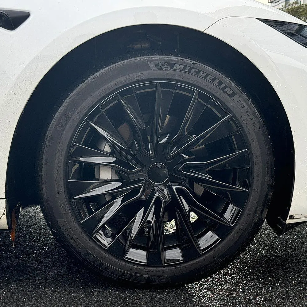 Nova stílusú keréktárcsa-szett (4 darabos készlet) Tesla 2024+ Model 3 Highland 18'' Photon kerekekhez ( 19'' Nova kerekek...