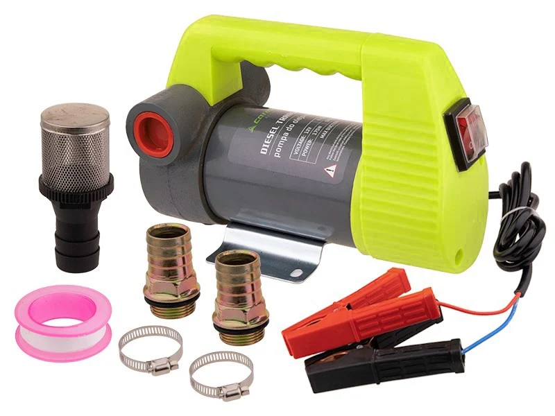 Dízelszivattyú, 12V 175W, csatlakozókkal és szűrővel
