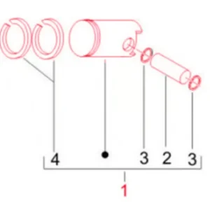 PIAGGIO Dugattyú Standard