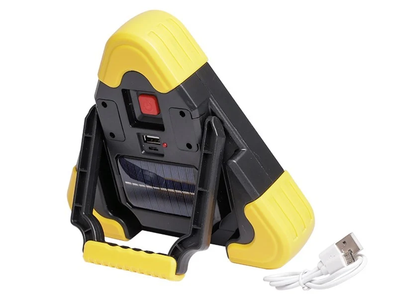 Solar LED figyelmeztető háromszög COB lámpával