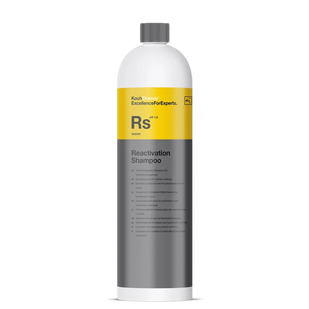 Vízkőoldó szappan kerámia bevonatokhoz Koch Chemie Rs reaktiváló sampon, 1000ml