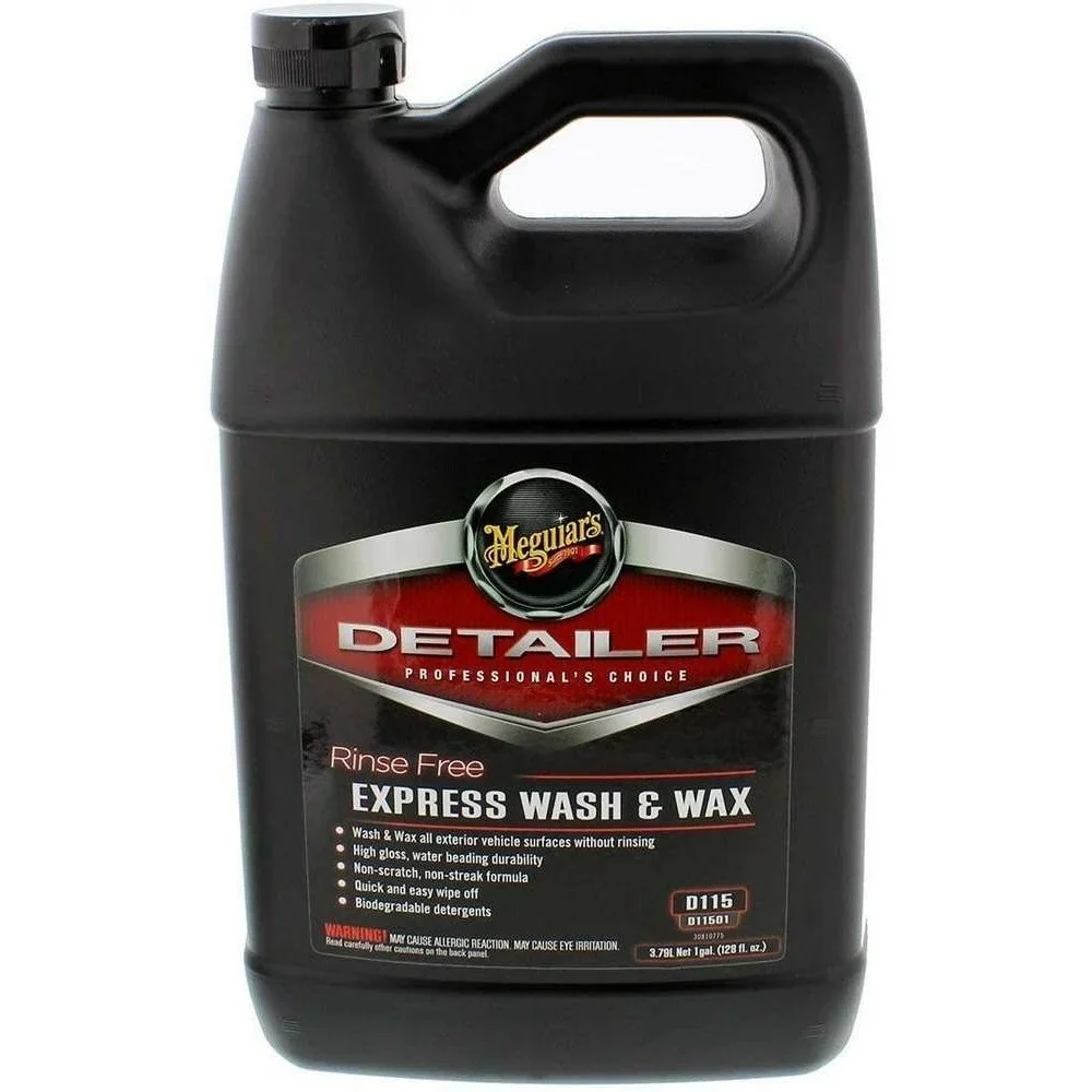 Autósampon Meguiar öblítésmentes expressz mosó és viasz D115, 3,78L