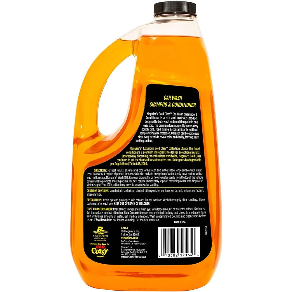 Meguiar's Gold Class autómosó sampon és balzsam, 1,89 liter