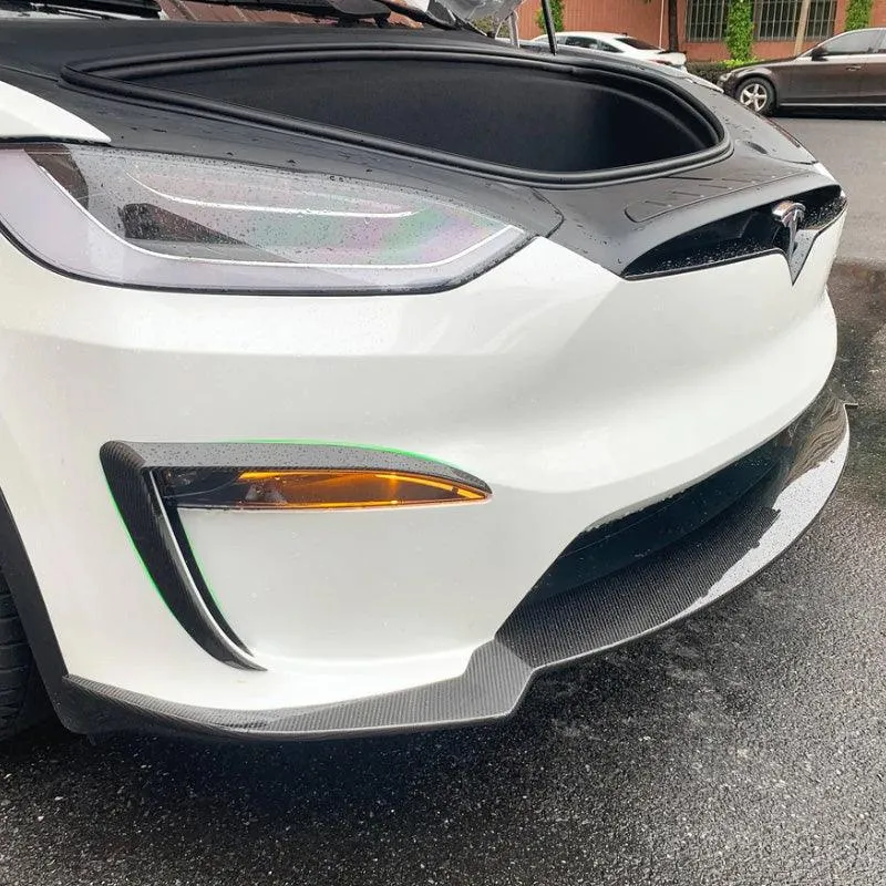 [Real Carbon Fiber] Ködlámpa trimm Tesla Model X 2023+