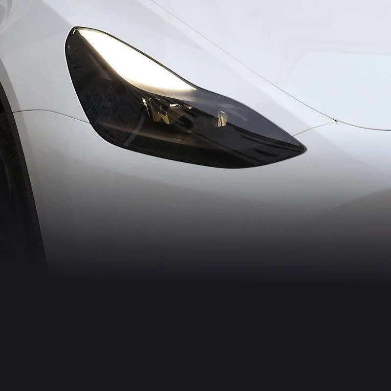 Tesla Model 3 és Y fényszóróvédő fólia (1 pár) – füstölt (2017-2023)
