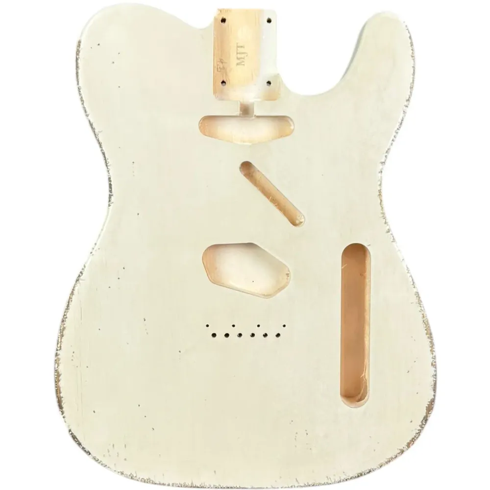 MJT Aged Nitro Telecaster Fenyő Test - Szőke
