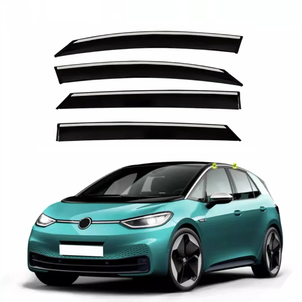 Akril oldalsó ablak esővédők VW ID.3 2021-2025-höz (4 db)