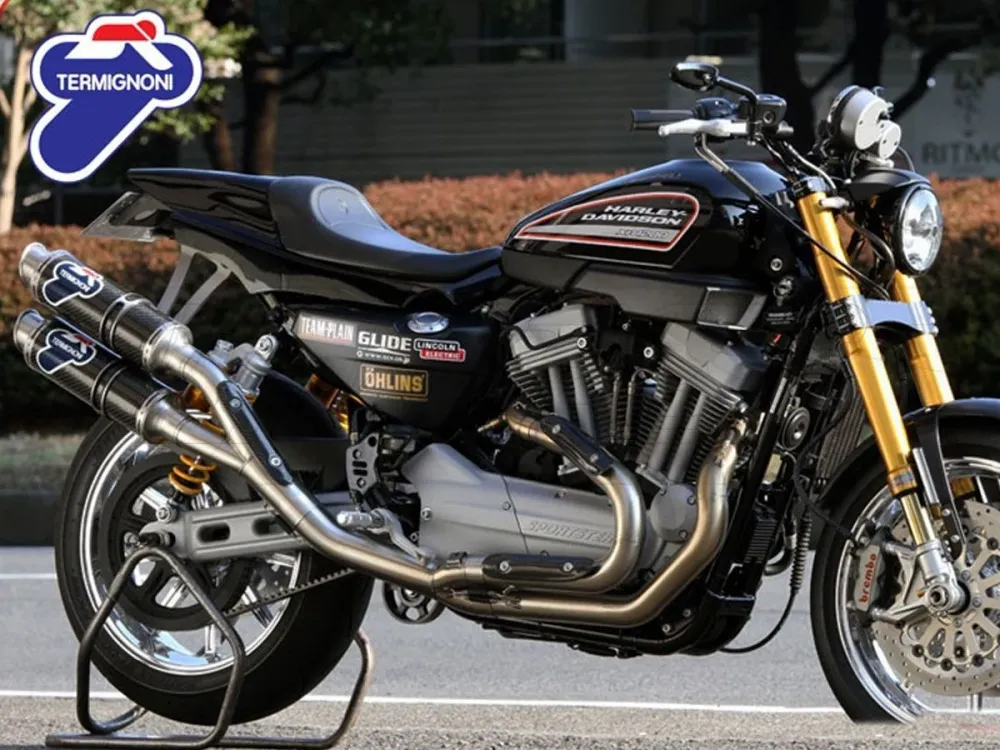 TERMIGNONI Kipufogó rendszer INOX CARBON HARLEY DAVIDSON XR 1200 R RACING