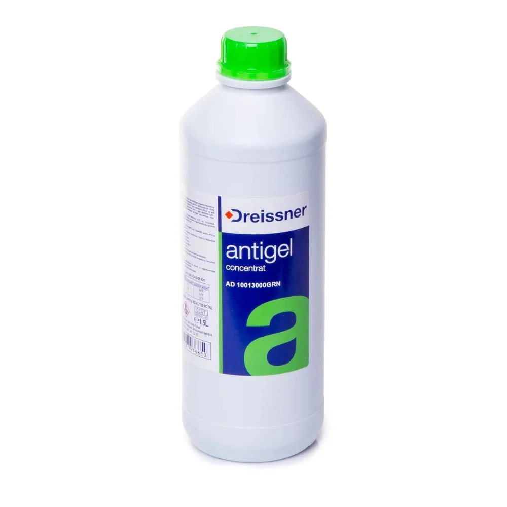 Koncentrált fagyálló Dreissner, G12 Plus, zöld, 1,5L
