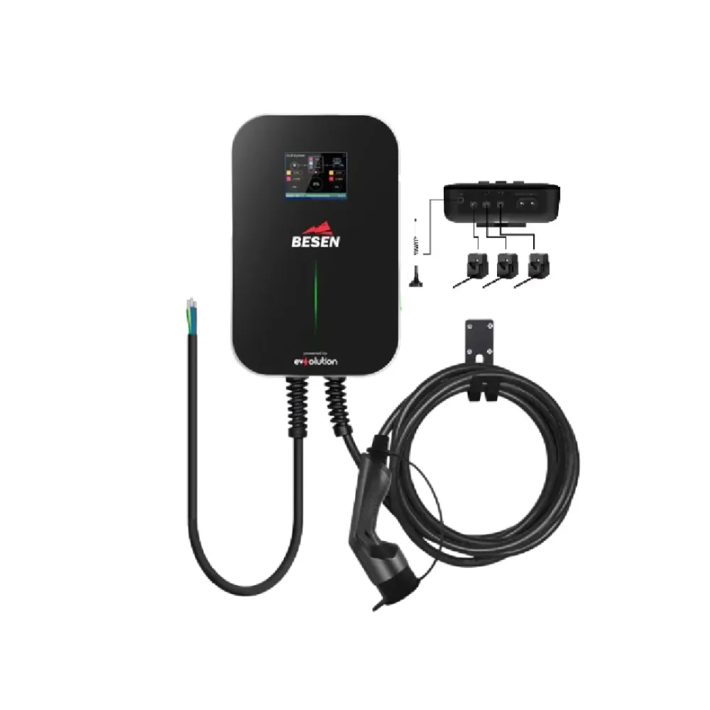 Besen wallbox BASIC DLB fali töltő fix 6m kábellel 11 kW (DLB) (Red)
