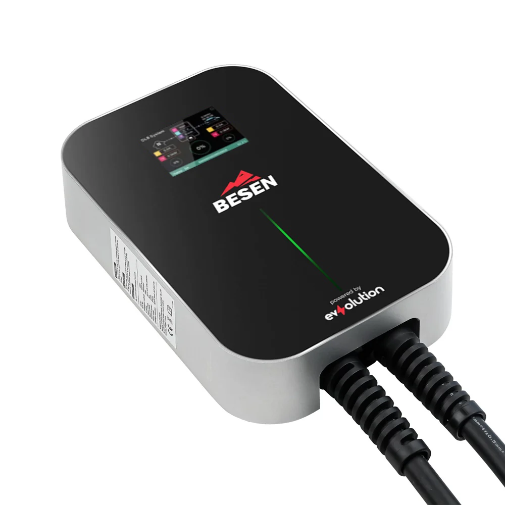 Besen wallbox BASIC DLB fali töltő fix 6m kábellel 22 kW (DLB) (Red)