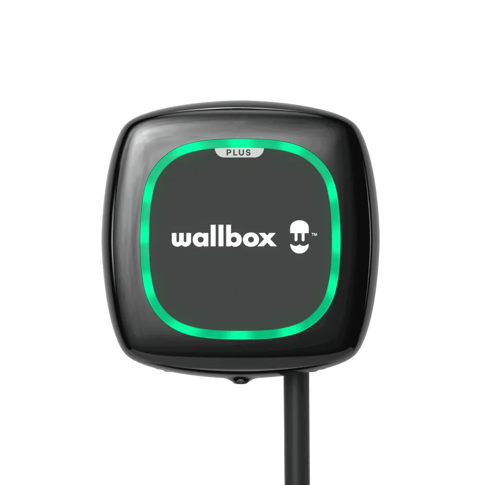 Wallbox Pulsar Plus 22kW + POWER BOOST + Kábeltartó – Fekete - 5m