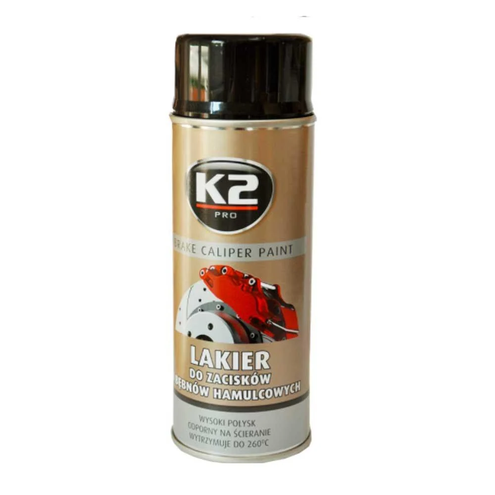 K2 fekete féknyereg festék, 400ml