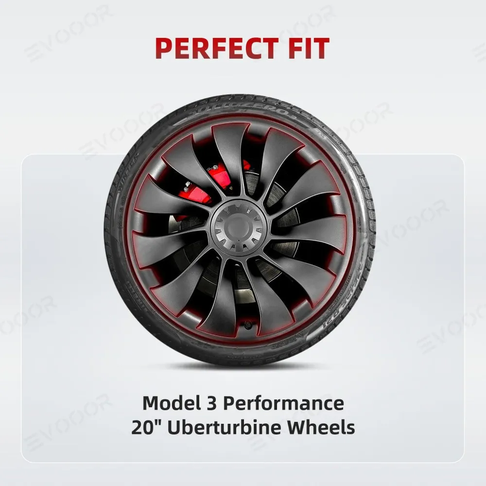 Minden az egyben felnivédő számára Tesla Model 3 teljesítményű, 20 hüvelykes Uberturbine kerék