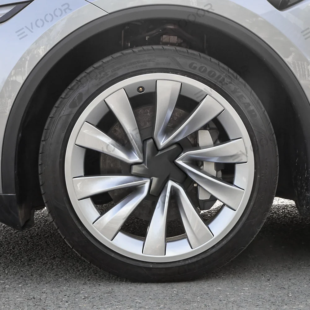 Teljesen egyben felnivédő Tesla Model Y Juniper 20'' Helix 2.0 kerekekhez