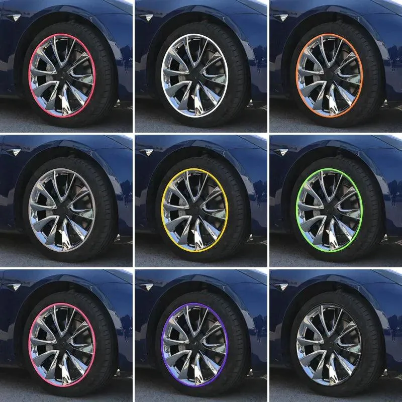 Tesla Model 3/Y/S/X Keréktárcsa védőkészlet - 4 darabos felnivédő készlet