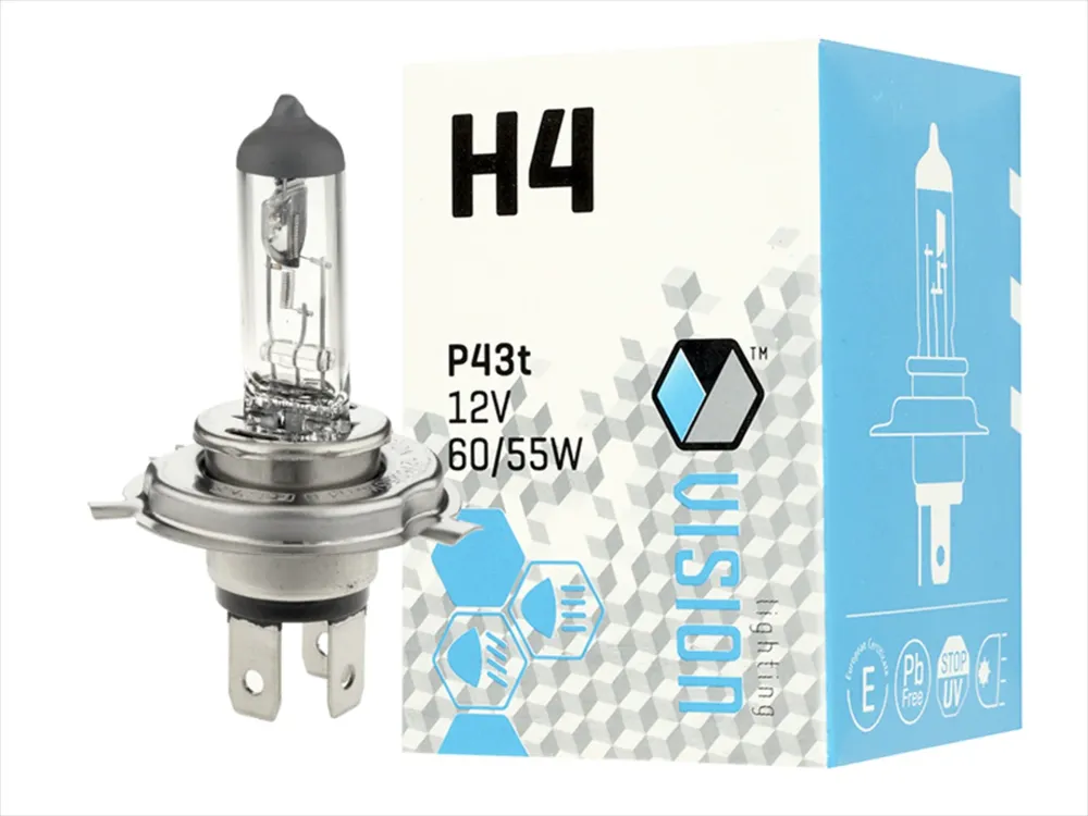 Izzó VISION H4 12V 12V 60 / 55W P43t U E4