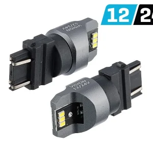 Izzó VISION P27 / 7W (T25) 12/24V 6x 3020 SMD LED, nem poláris, CANBUS, fehér, 2 db