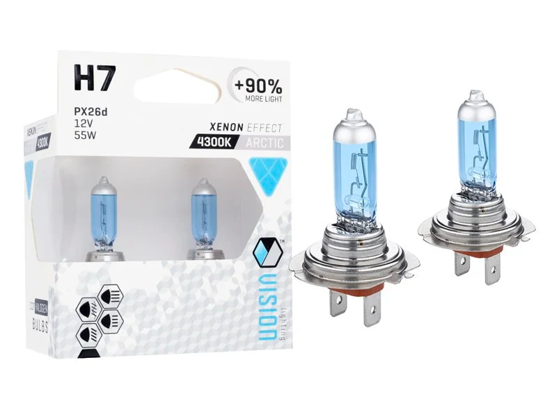 Izzók VISION sarkvidéki fehér H7 12V 55W PX26d U E4 + 90%, 2 db
