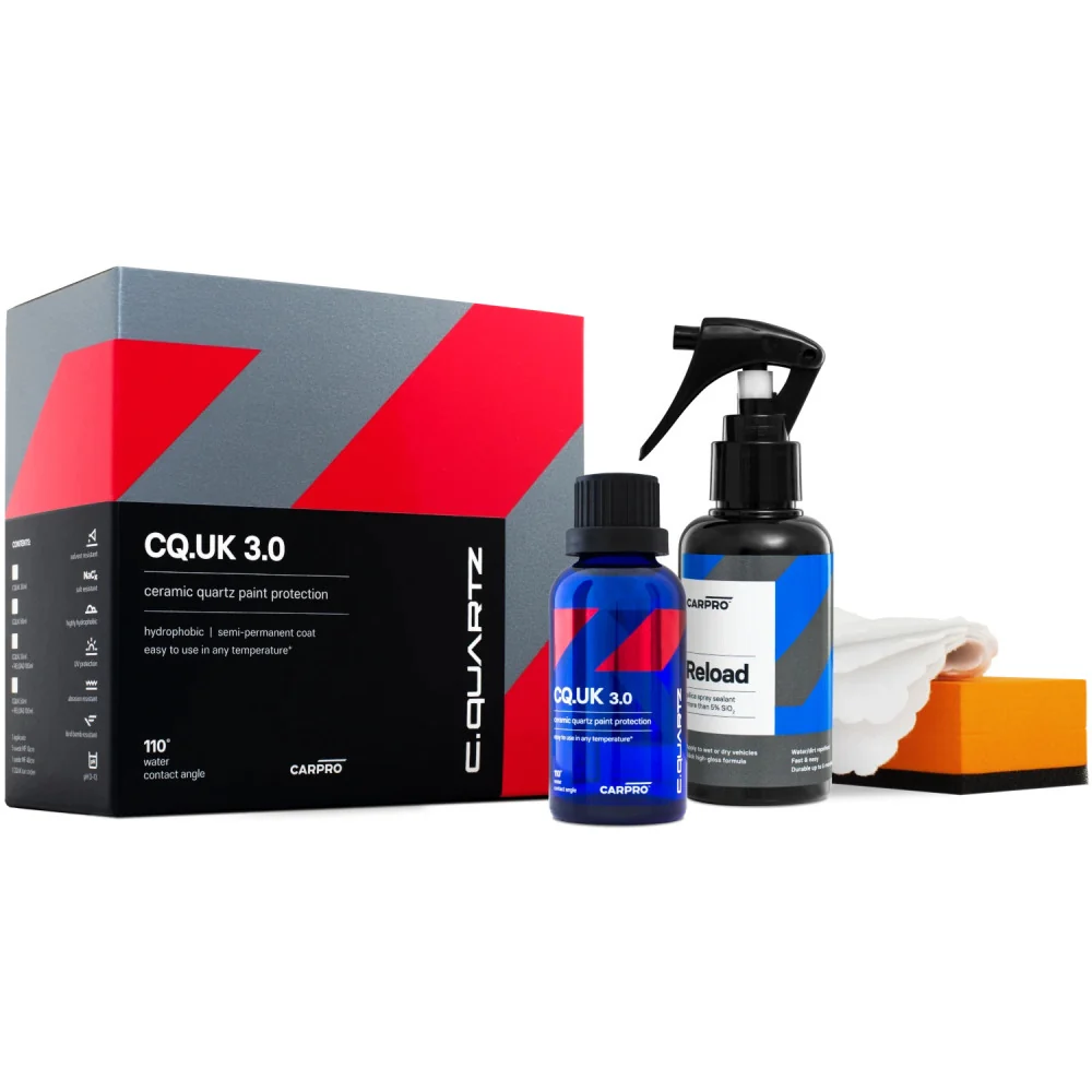 Kerámia Védő Készlet CarPro CQuartz UK Kiadás és Reload, 30ml