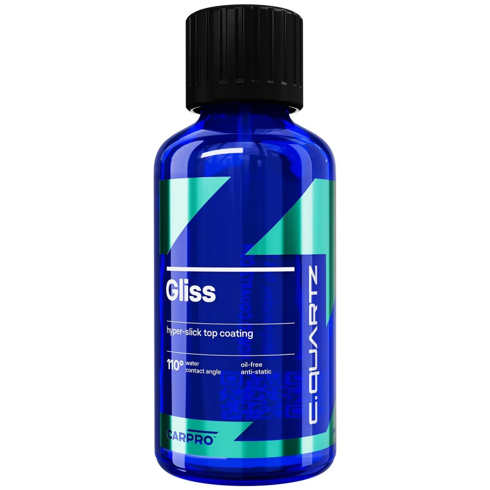 Szuper-sima felső bevonat CarPro CQuartz Gliss, 50ml
