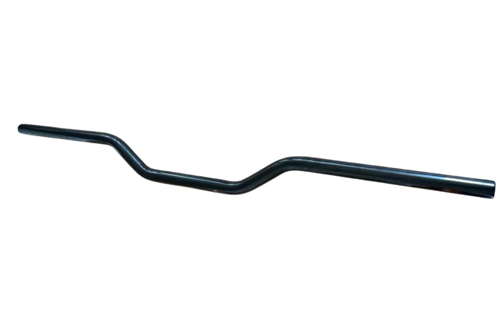 Guidon droit plat noir 85cm D.22mm