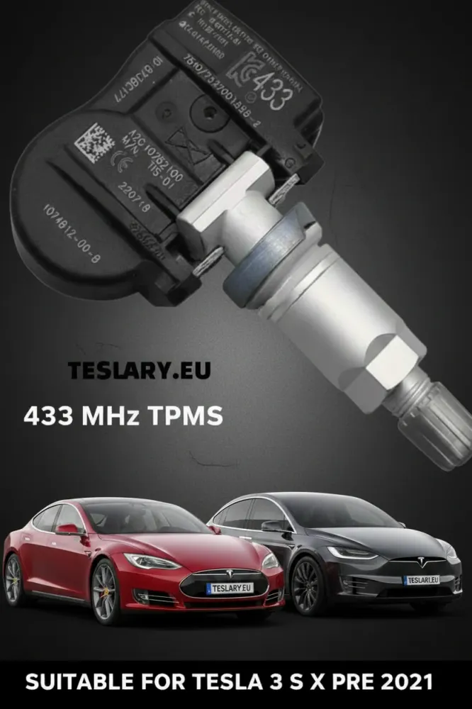 Gumiabroncsnyomás TPMS -érzékelők Tesla 3 S X 2016 - 2021 -hez