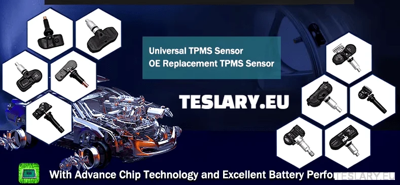 Gumiabroncsnyomás TPMS -érzékelők Tesla 3 S X 2016 - 2021 -hez