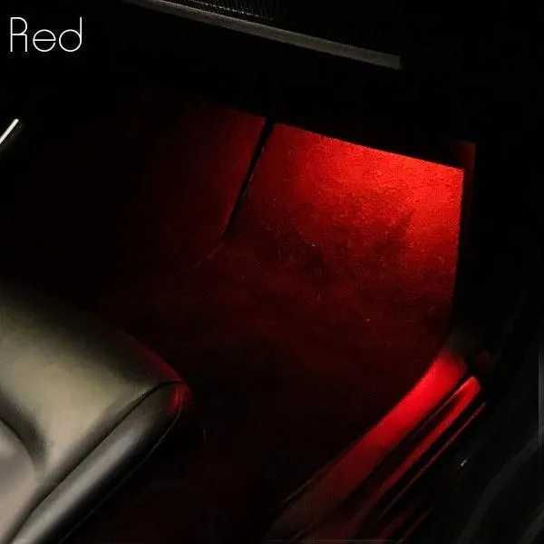 Fokozott láthatóság: Tesla Model 3/X/S LED lábtér-világítás (2 darabos készlet)