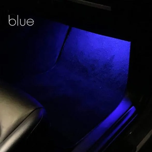 Fokozott láthatóság: Tesla Model 3/X/S LED lábtér-világítás (2 darabos készlet)
